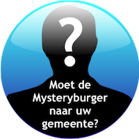 Mysteryburger in uw gemeente?