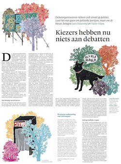 Artikel in nrc.next over verkiezingsdebatten