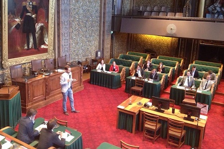 Nathan de Groot in de Eerste Kamer