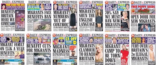 Daily Express covers (selectie)