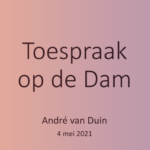 Toespraak Andre van Duin